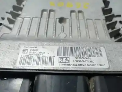 Second-hand car spare part ecu engine control for peugeot 207 cc básico oem iam references 9678686080  
