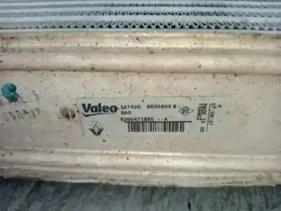Second-hand car spare part intercooler for renault clio iii confort expression oem iam references 8200471885  