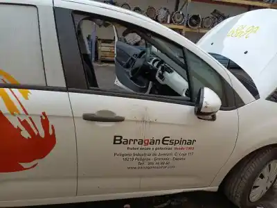 Second-hand car spare part front right door for citroen c3 comercial 74 cv / 55 kw oem iam references 