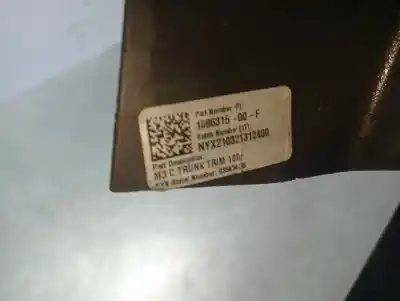 Second-hand car spare part rear decorative moulding for tesla model 3 model 3 oem iam references 108631500f  