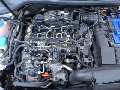 Pièce détachée automobile d'occasion moteur complet pour volkswagen golf vi (5k1) gtd références oem iam cbbb