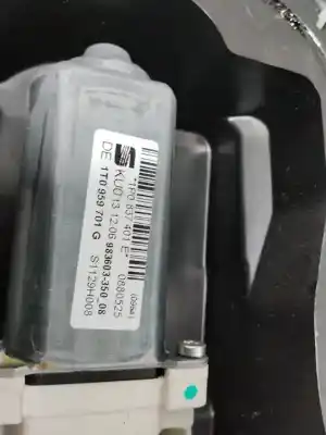 Second-hand car spare part driver left window regulator for seat leon (1p1) 1.6 oem iam references 1t0959701g  