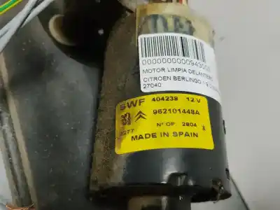 Second-hand car spare part front windshield wiper motor for citroen berlingo 1.9 d multispace oem iam references 962101448a  962101448a