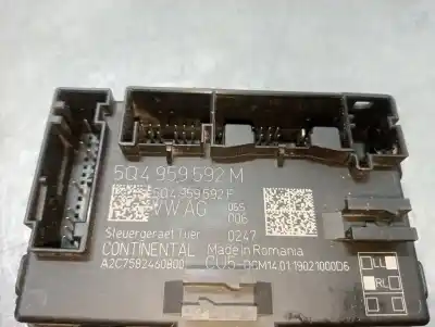Second-hand car spare part electronic module for seat leon (5f1) style visio edition oem iam references 5q4959592  