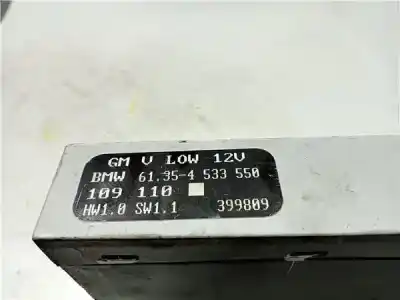 Peça sobressalente para automóvel em segunda mão Módulo Electrónico Do Fecho Central por BMW SERIE 3 BERLINA (E46) 2.2 24V CAT Referências OEM IAM 61354533550  