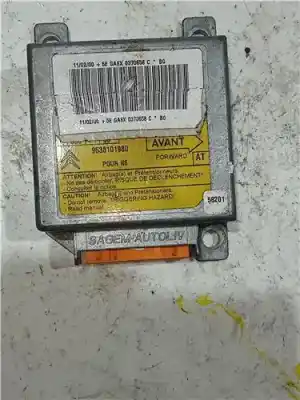 Gebrauchtes Autoersatzteil Steuergerät Airbag zum CITROEN XSARA BERLINA 1.9 TD SX OEM-IAM-Referenzen 9638101980  