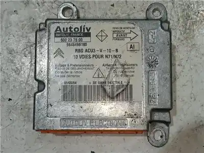 Gebrauchtes Autoersatzteil Steuergerät Airbag zum CITROEN XSARA BERLINA 1.9 TD SX OEM-IAM-Referenzen 600237600  