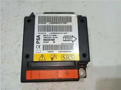 Peça sobressalente para automóvel em segunda mão Centralina De Airbag por CITROEN C2 (JM_) 1.1 Referências OEM IAM 9663357680  