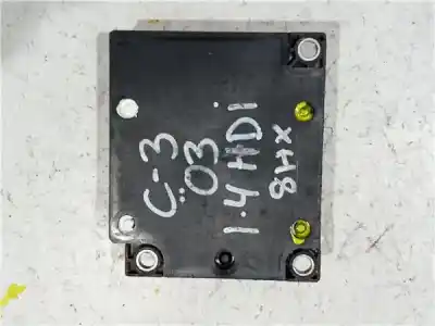 Peça sobressalente para automóvel em segunda mão centralina de airbag por citroen c3 (2002->) 1.4 hdi referências oem iam 9647794180  