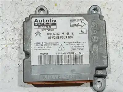 Second-hand car spare part Airbag Control Unit for CITROEN XSARA PICASSO (N68) 1.6 HDi OEM IAM references 602327400  