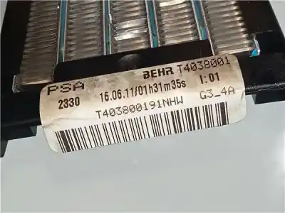 Peça sobressalente para automóvel em segunda mão resistência sofagem chauffage por citroen c3 (2002->) 1.4 hdi referências oem iam t4038001  