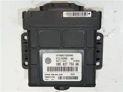 Pezzo di ricambio per auto di seconda mano Centralina Cambio Automatico per PORSCHE CAYENNE (TYP 9PA) 4.5 V8 CAT Riferimenti OEM IAM 09D927750AK  