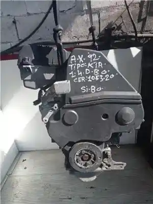 İkinci el araba yedek parçası KOMPLE MOTOR için CITROEN AX (ZA-_)  OEM IAM referansları K9A PTC  