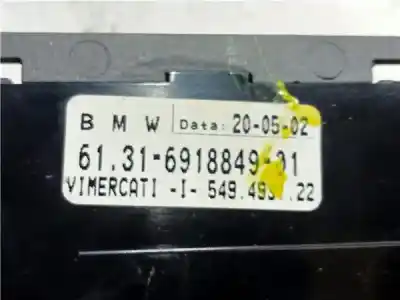 Peça sobressalente para automóvel em segunda mão comandos de alavanca por bmw serie 7 (e65/e66) 4.4 v8 32v cat referências oem iam 6131691884901  