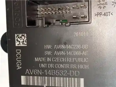 Second-hand car spare part electronic module for ford c-max (cb3) 1.8 tdci turbodiesel cat oem iam references av6n14b532dd  