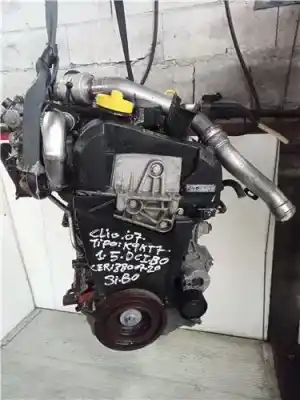 Second-hand car spare part COMPLETE ENGINE for RENAULT CLIO III (BR0/1, CR0/1)  OEM IAM references K9KT766  