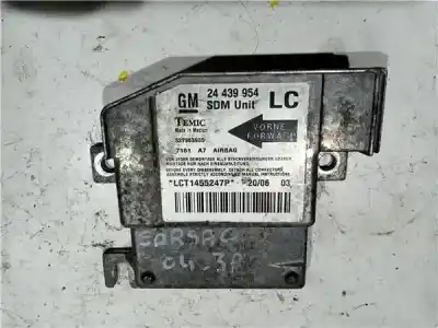Pezzo di ricambio per auto di seconda mano Centralina Airbag per OPEL CORSA C (X01) 1.3 CDTI (F08 F68) Riferimenti OEM IAM 24439954  