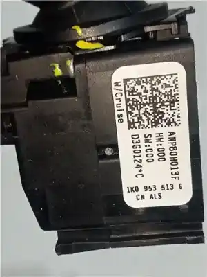 Second-hand car spare part multifunction switch for seat leon (5f1) (09.2012->) 2.0 fr [2.0 ltr. - 135 kw tdi] oem iam references 1k0953513g  