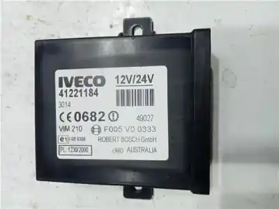 Автозапчастина б/у ЕЛЕКТРОННИЙ МОДУЛЬ для IVECO DAILY CAJA CERRADA  Посилання на OEM IAM 29060YX 41221184  