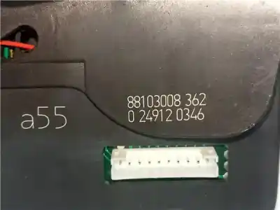 Peça sobressalente para automóvel em segunda mão comandos de alavanca por renault clio iii 1.1 referências oem iam 0249120346  