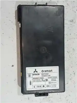 Second-hand car spare part Electronic Module for SMART FORFOUR (454) 1.3 (454.031) OEM IAM references 8637A047 97RI010013 5WK45107 5WK45104A  