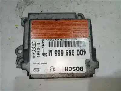 Peça sobressalente para automóvel em segunda mão Centralina De Airbag por AUDI A8 (D2) 2.5 TDI 150 CV / 110 KW Referências OEM IAM 4D0959655M  