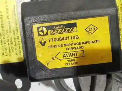 Автозапчастина б/у блок управління подушками безпеки для renault clio ii fase ii (b/cb0) 1.5 dci diesel посилання на oem iam 550288900 550288900c  