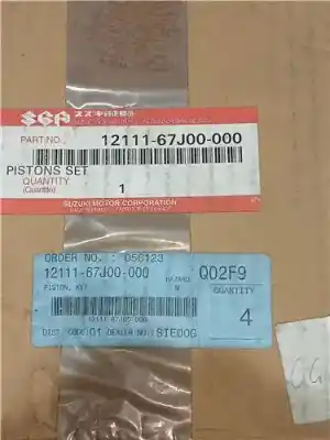 Second-hand car spare part piston for suzuki grand vitara jb (jt) 1.9 ddis turbodiesel oem iam references 1211167j00000  