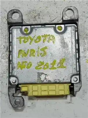 Peça sobressalente para automóvel em segunda mão centralina de airbag por toyota auris (_e15_) 1.4 d-4d (nde150_) referências oem iam 222814101  