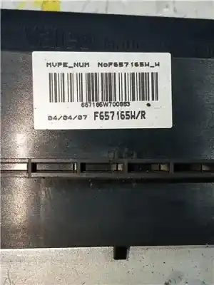 Second-hand car spare part heater blower for renault clio iii 1.1 oem iam references f657165wr  