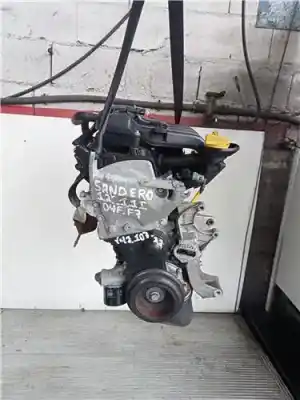 Gebrauchtes Autoersatzteil KOMPLETTER MOTOR zum DACIA SANDERO I (06.2008->)  OEM-IAM-Referenzen D4FF732  