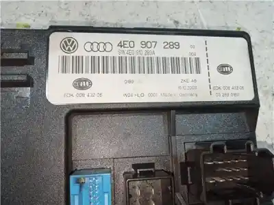 Pezzo di ricambio per auto di seconda mano modulo comfort per audi a8 (4e) 3.0 tdi quattro riferimenti oem iam 4e0907289 4e0910289a  