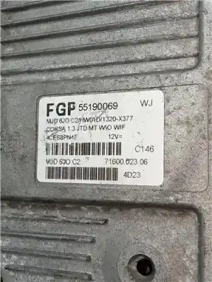 Автозапчасти б/у блок управления тнвд за opel corsa c (x01) 1.3 cdti (f08 f68) ссылки oem iam fgp55190069  