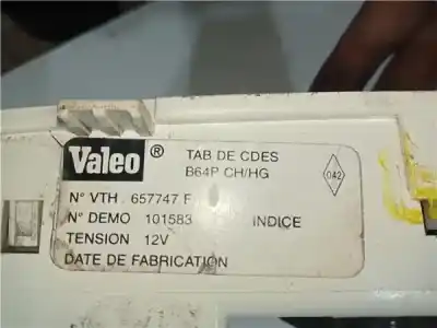 Second-hand car spare part climate control for renault megane ii sedán (lm0/1_) 1.5 dci (lm1e) oem iam references 657747f 101583  