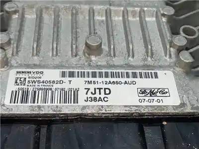 Tweedehands auto-onderdeel injectiepomp besturingseenheid voor ford c-max (cb3) 1.8 tdci turbodiesel cat oem iam-referenties 5ws40582dt 7jtdj38ac  