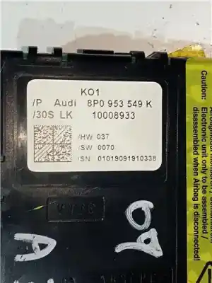 Second-hand car spare part electronic module for audi a3 (8p1) 2.0 tdi 16v oem iam references 8p0953549k  