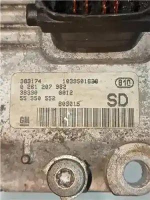 Second-hand car spare part ecu engine control for opel corsa c (x01) 1.7 dti (f08 f68) oem iam references 1039s01628 55350552  