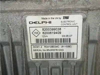 Pezzo di ricambio per auto di seconda mano centralina pompa iniezione per nissan note (e11e) 1.5 dci turbodiesel cat riferimenti oem iam 8200399038 8200619409  