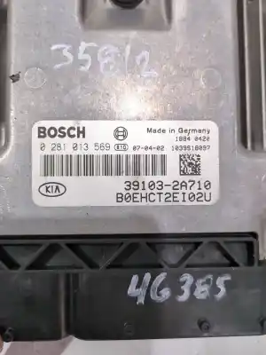 Peça sobressalente para automóvel em segunda mão centralina da bomba de injeção por kia cee´d hatchback (ed) 1.6 crdi 115 referências oem iam 391032a710  