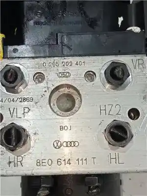 Pezzo di ricambio per auto di seconda mano abs per audi a6 berlina (4b2) 2.8 riferimenti oem iam 0265202401  