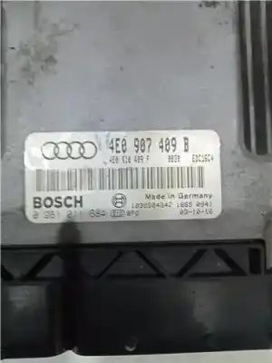 Pezzo di ricambio per auto di seconda mano centralina pompa iniezione per audi a8 (4e) 4.0 tdi quattro riferimenti oem iam 4e0907409b 4e0910409f edc16c4  