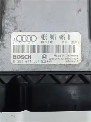 İkinci el araba yedek parçası enjeksiyon pompa kontrol ünitesi için audi a8 (4e) 4.0 tdi quattro oem iam referansları 4e0907409b 4e0910409f edc16c4  