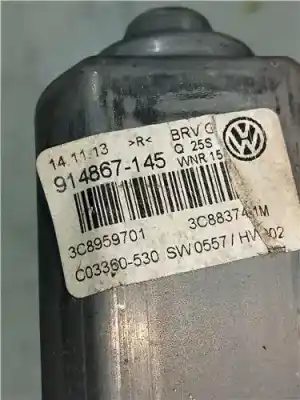 Peça sobressalente para automóvel em segunda mão MOTOR ELEVADOR VIDRO DIANTEIRO ESQUERDO por VOLKSWAGEN PASSAT CC (357)  Referências OEM IAM 965697100 3C0959793C 914867145  