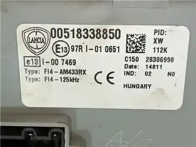 Pezzo di ricambio per auto di seconda mano scatola relè/fusibili per lancia ypsilon (402) 0.9 twin air riferimenti oem iam 00518338850  