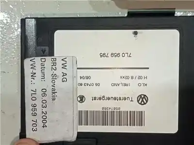 Pezzo di ricambio per auto di seconda mano motore alzacristalli posteriore sinistro per porsche cayenne (typ 9pa) 4.5 v8 cat riferimenti oem iam 7l0959795 05074360  