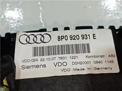 Tweedehands auto-onderdeel instrumentenpaneel voor audi a3 (8p1) 2.0 tdi 16v oem iam-referenties 8p0920931e 81071521  