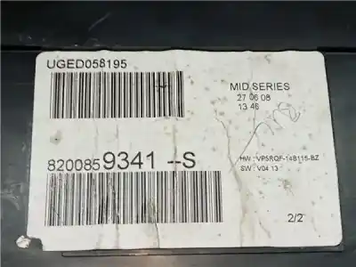 Peça sobressalente para automóvel em segunda mão quadrante por renault clio iii 1.1 referências oem iam 8200859341s uged058195  