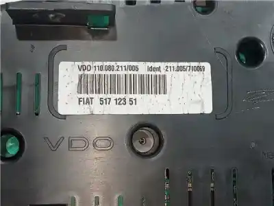 Pezzo di ricambio per auto di seconda mano pannello degli strumenti per lancia ypsilon (101) 1.4 16v oro (10.2006->) riferimenti oem iam 110080211005  