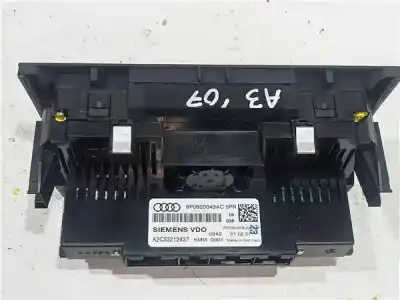 Second-hand car spare part climate control for audi a3 (8p1) 2.0 tdi 16v oem iam references 8p0820043ac  