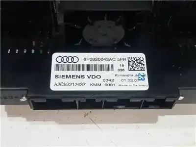 Second-hand car spare part climate control for audi a3 (8p1) 2.0 tdi 16v oem iam references 8p0820043ac  